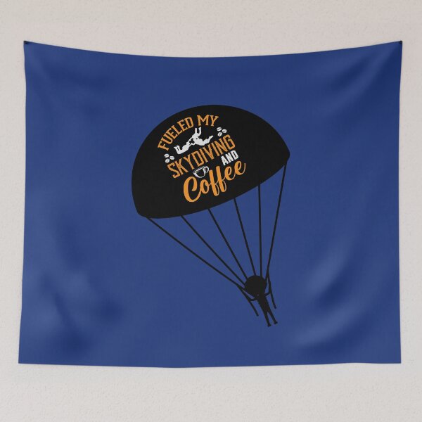 Item preview, Fueled my coffee and skydiving designed and sold by HarriPaloma.
