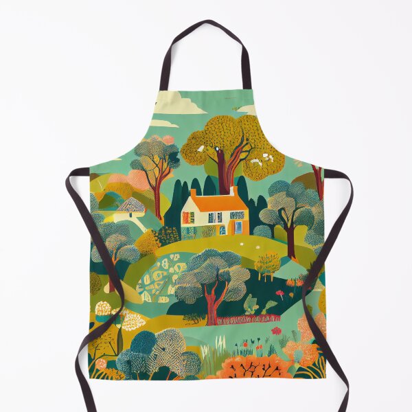 Item preview, Light Vibrant English Countryside Chic Pattern Digital Painting designed and sold by CodeAndColors.