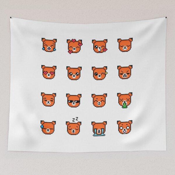 Item preview, Cute Fox Emoji Set (Funny Animal Character Emoticons) designed and sold by Pixe11y.