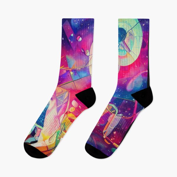 Item preview, Polar lights, astrophotography, Feininger style designed and sold by ValleyDream.