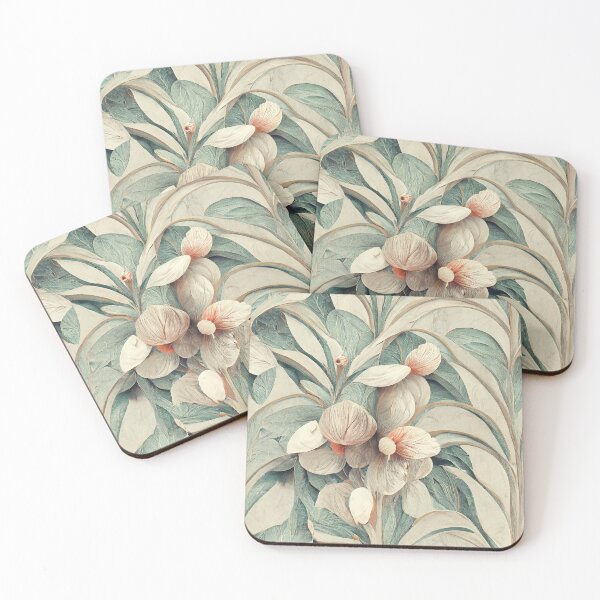 Item preview, Florally Pale Pink and Green designed and sold by Patternifico.