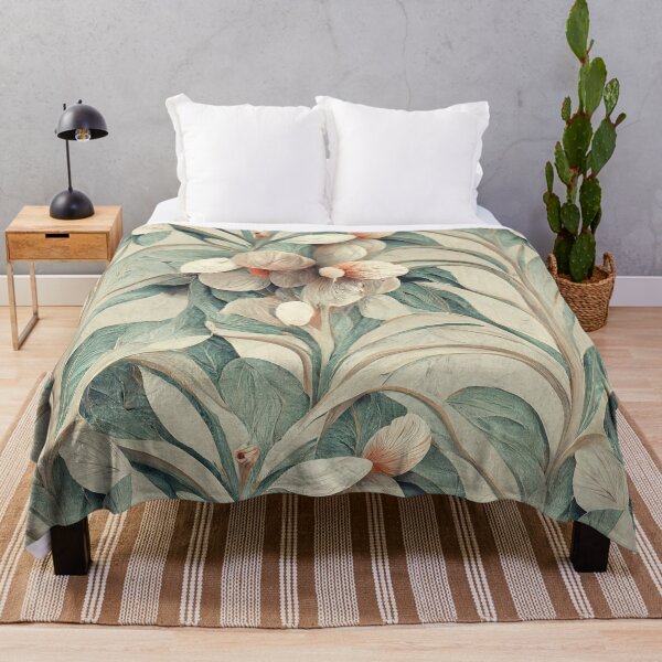 Item preview, Florally Pale Pink and Green designed and sold by Patternifico.