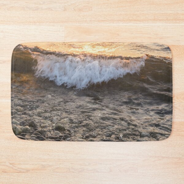 Item preview, Slow Motion Surf - Backlit Wave and Polished Pebbles designed and sold by Georgia Mizuleva.
