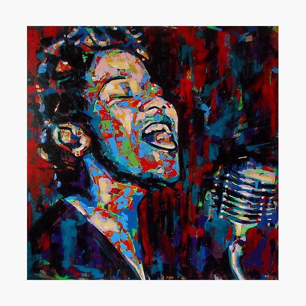 The Beauty of Ella Fitzgerald Photographic Print