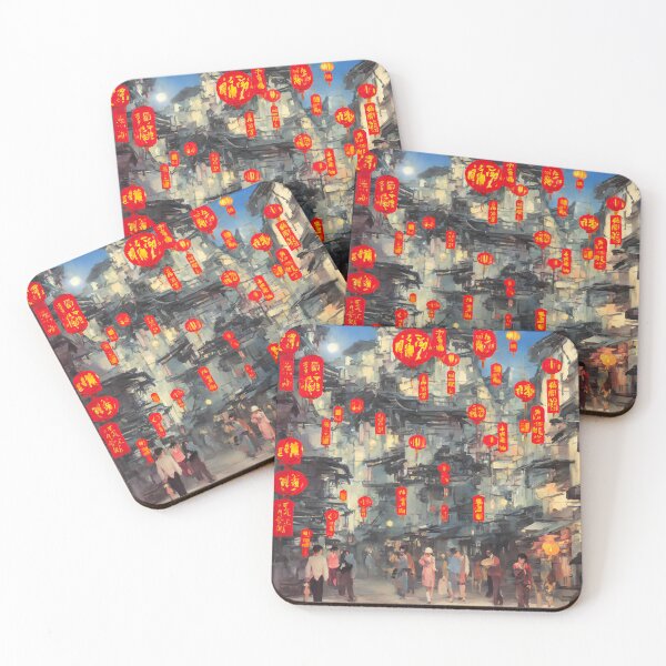 Item preview, Chinese New Year 2023 Painting Brush Red Lanterns Traditions of China designed and sold by SweetbeStore.