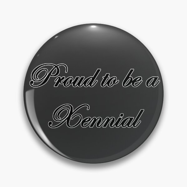 Item preview, Proud to be a Xennial - Gray designed and sold by Queerie.