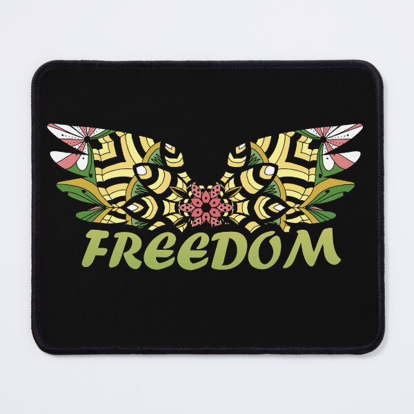 Item preview, Freedom Wing Mandala : Freedom Life, Freedom Is Life designed and sold by MokonoKokoro.