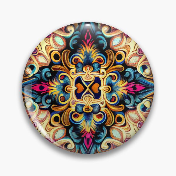 Artikelvorschau, Mystical Imagined Coarse Latin Pattern Digital Painting entworfen und verkauft von CodeAndColors.