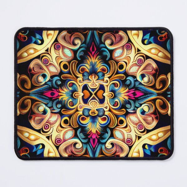 Item preview, Mystical Imagined Coarse Latin Pattern Digital Painting designed and sold by CodeAndColors.