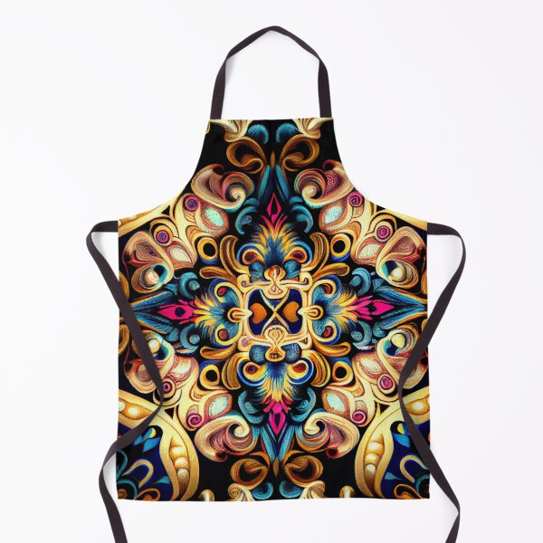 Artikelvorschau, Mystical Imagined Coarse Latin Pattern Digital Painting entworfen und verkauft von CodeAndColors.
