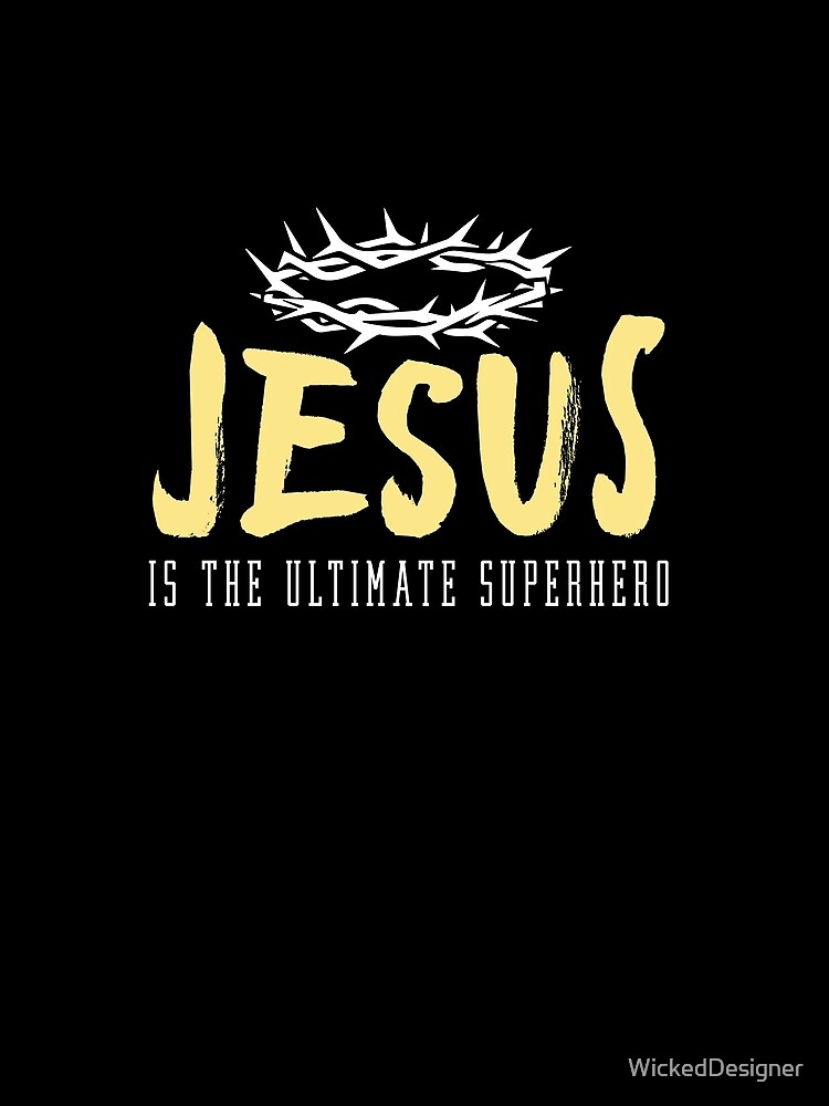 jesus super hero shirt