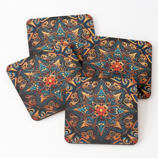 Item preview, Intense Grand Eclectic Pattern Digital Painting designed and sold by CodeAndColors.