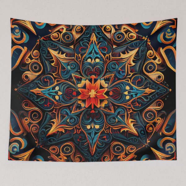 Item preview, Intense Grand Eclectic Pattern Digital Painting designed and sold by CodeAndColors.