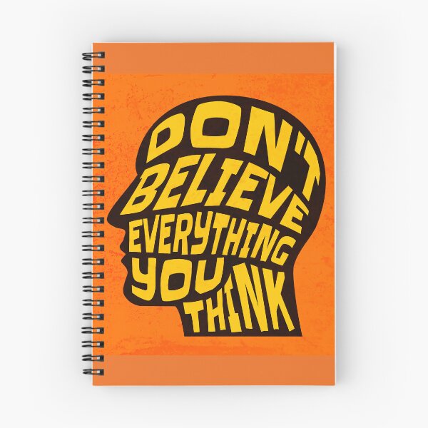 Item preview, Dont Believe Everything You Think 15 - Inspirational Quotes Typography designed and sold by Cawaiico.