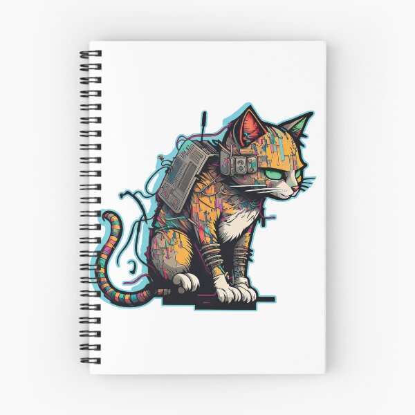 Item preview, Cyber Kitty T-Shirt 5 designed and sold by fi-generations.