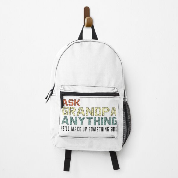 Item preview, Ask Grandpa Anything He'll Make Up Something Good retro Dad designed and sold by LiteforART.
