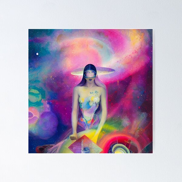 Item preview, Polar lights, astrophotography, Feininger style designed and sold by ValleyDream.