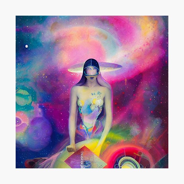 Item preview, Polar lights, astrophotography, Feininger style designed and sold by ValleyDream.