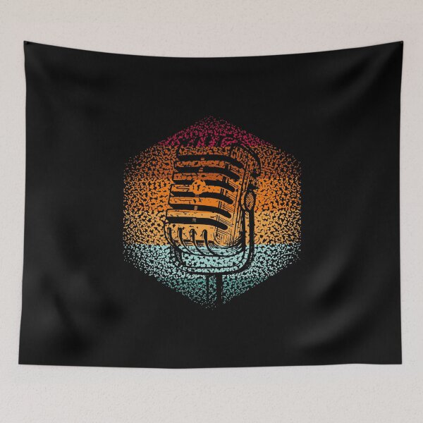 Item preview, Cool Classic Vintage Retro Sunset Microphone designed and sold by laiwole.