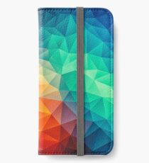 Abstract Multi Color Cubizm Painting iPhone Wallet/Case/Skin