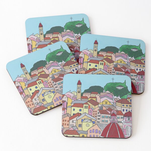 Item preview, Corfu Town Greece Greek Art  designed and sold by emmafifield.