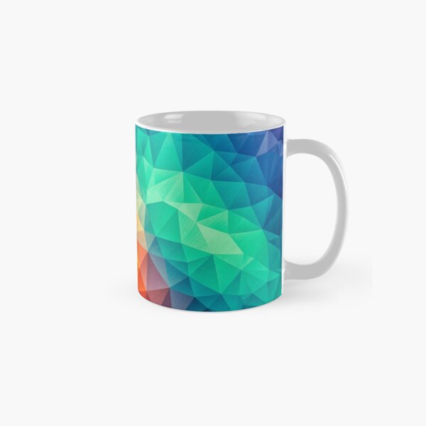 Vista previa del artículo con la obra «Pintura abstracta multicolor de Cubismo», diseñado y vendido por badbugs.