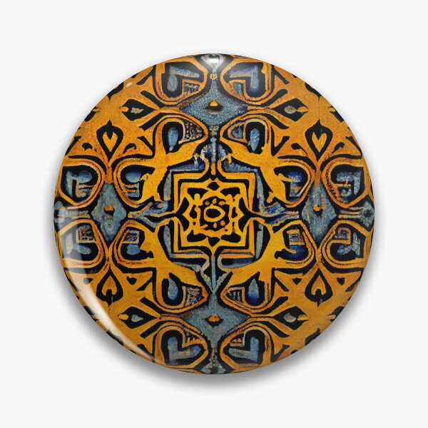 Artikelvorschau, Mystical Imagined Coarse Latin Pattern Digital Painting entworfen und verkauft von CodeAndColors.