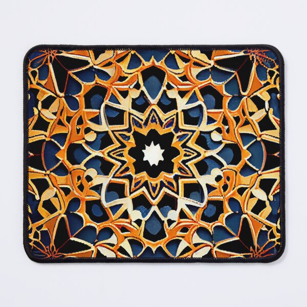 Item preview, Fine Energetic Moroccan Pattern Digital Painting designed and sold by CodeAndColors.