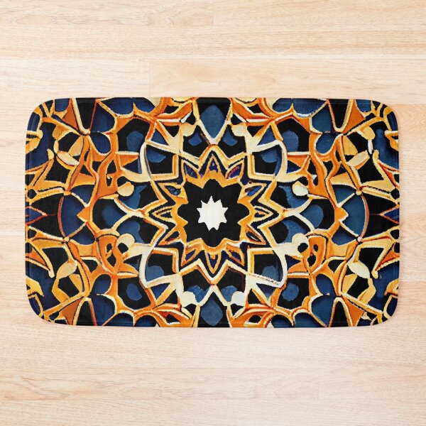 Item preview, Fine Energetic Moroccan Pattern Digital Painting designed and sold by CodeAndColors.