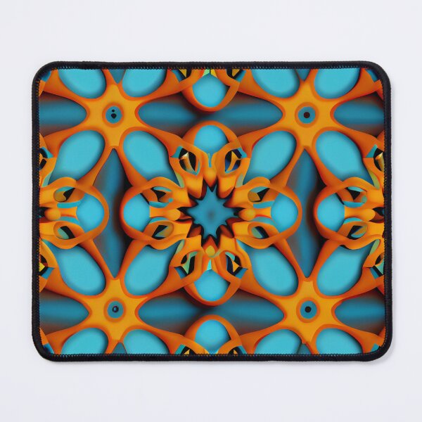Item preview, Fine Energetic Moroccan Pattern Digital Painting designed and sold by CodeAndColors.