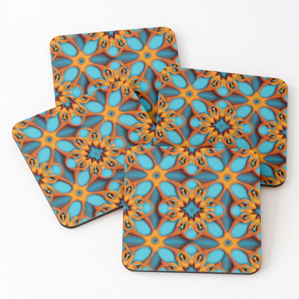 Item preview, Fine Energetic Moroccan Pattern Digital Painting designed and sold by CodeAndColors.