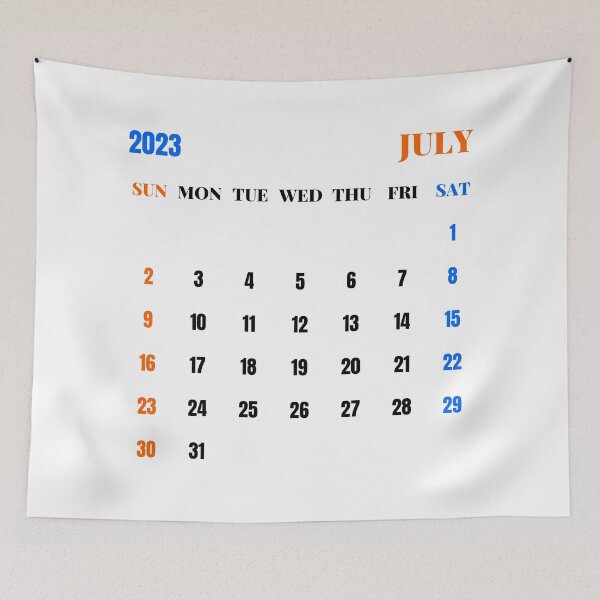 Item preview, July 2023 Calendar designed and sold by Binsagar.