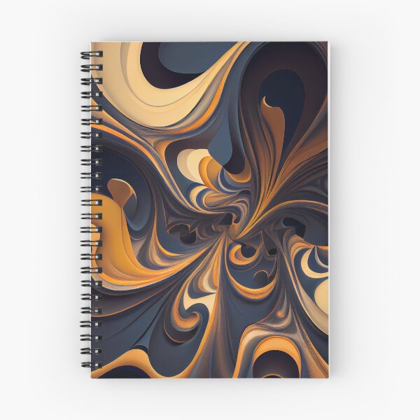 Aperçu de l'œuvre Flowing Transitional Pattern Digital Painting créée et vendue par CodeAndColors.
