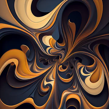 Vorschaubild zum Design Flowing Transitional Pattern Digital Painting von CodeAndColors