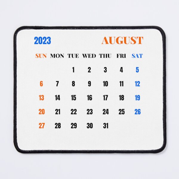 Item preview, August 2023 Calendar designed and sold by Binsagar.