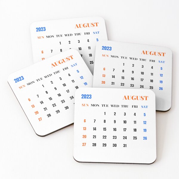 Item preview, August 2023 Calendar designed and sold by Binsagar.
