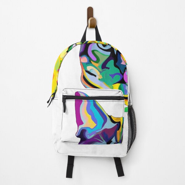 Item preview, Colorful trippy cat portrait illustration  designed and sold by vishalraifx.