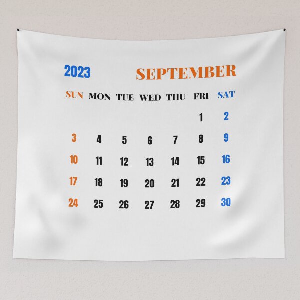 Item preview, September 2023 Calendar designed and sold by Binsagar.