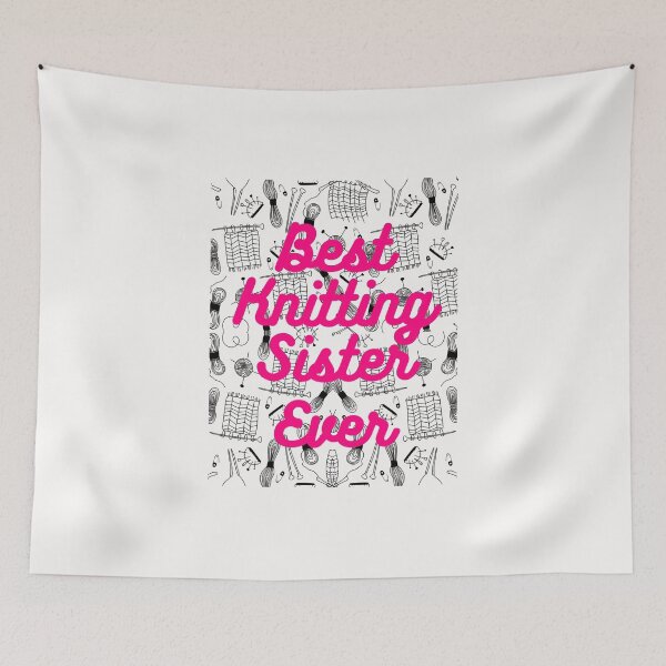 Item preview,  Best Knitting Sister Ever designed and sold by Simo0455.