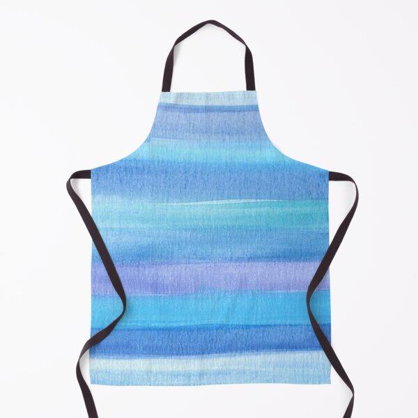 Item preview, Watercolor handmade blue painting lines pattern designed and sold by Pacika.