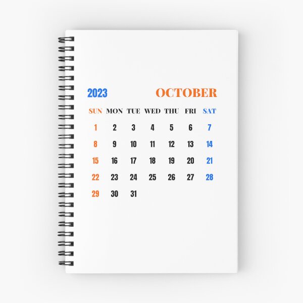 Item preview, October 2023 Calendar designed and sold by Binsagar.