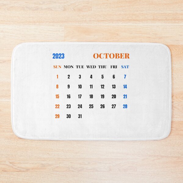 Item preview, October 2023 Calendar designed and sold by Binsagar.