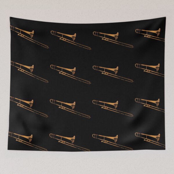 Item preview, trombone designed and sold by piesdesignart.