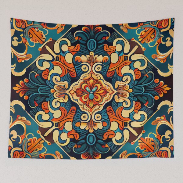 Item preview, Irregular Traditional Pattern Digital Painting designed and sold by CodeAndColors.
