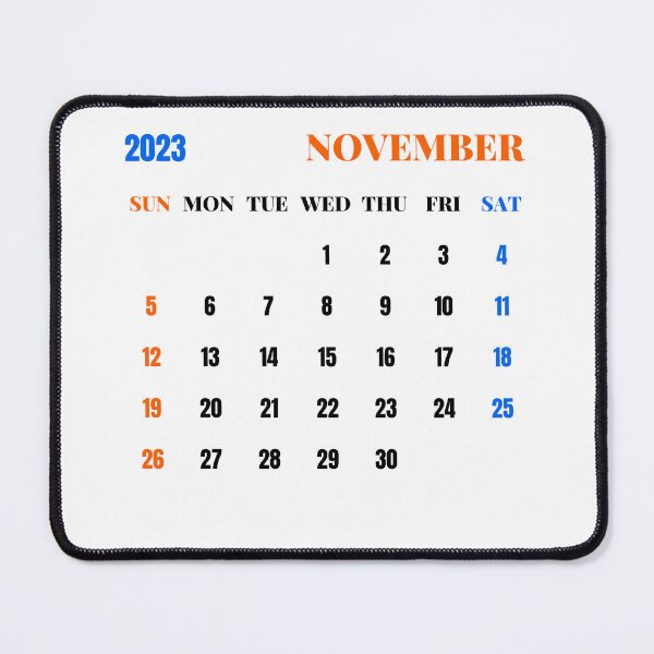 Item preview, November 2023 Calendar designed and sold by Binsagar.