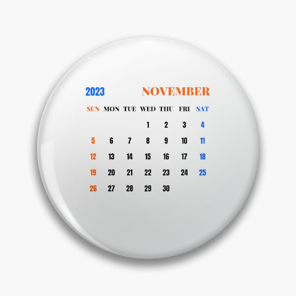 Item preview, November 2023 Calendar designed and sold by Binsagar.
