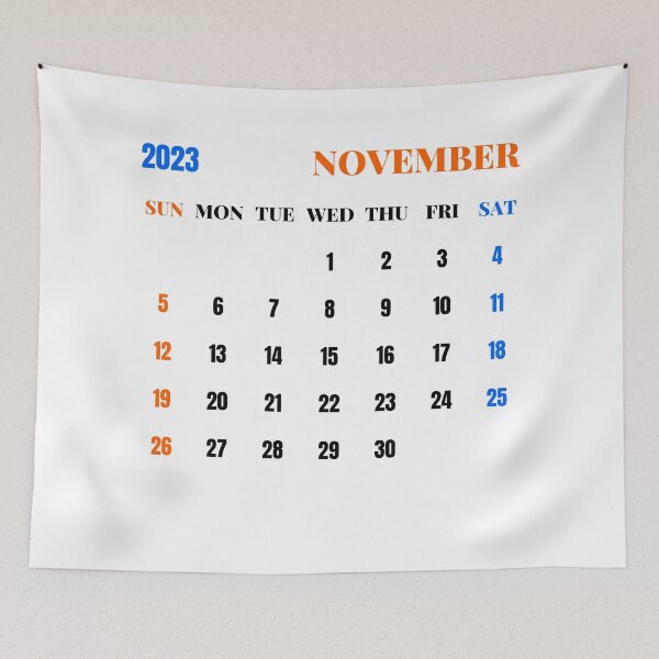 Item preview, November 2023 Calendar designed and sold by Binsagar.