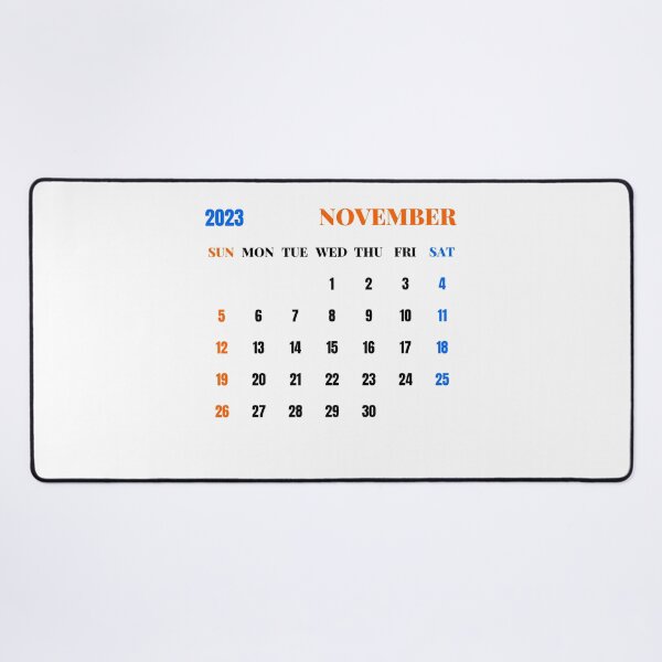 Item preview, November 2023 Calendar designed and sold by Binsagar.