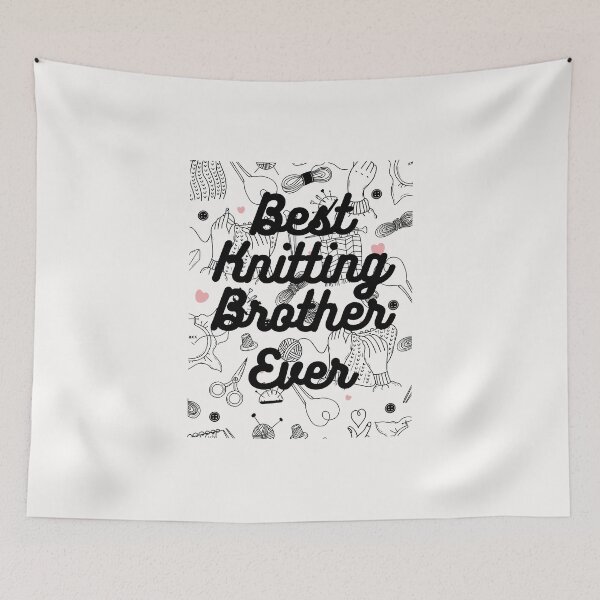 Item preview, Best Knitting Brother Ever designed and sold by Simo0455.