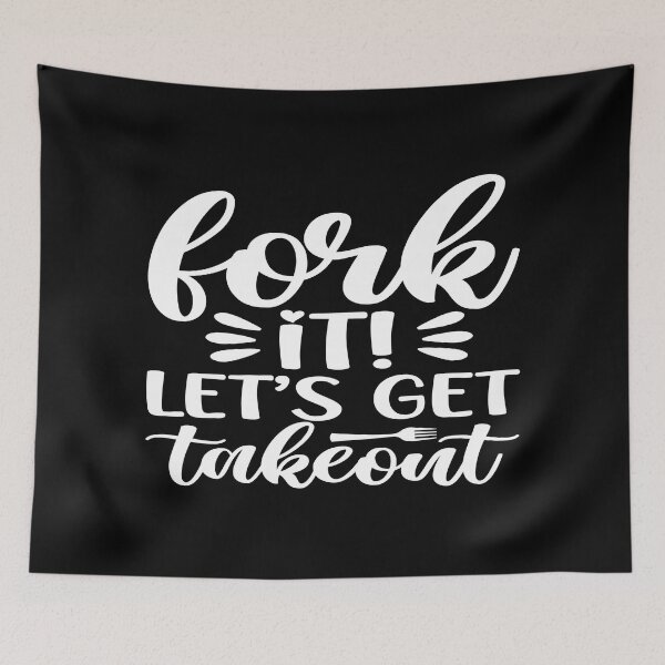 Item preview, Fork it let's get takeout designed and sold by phassystore.